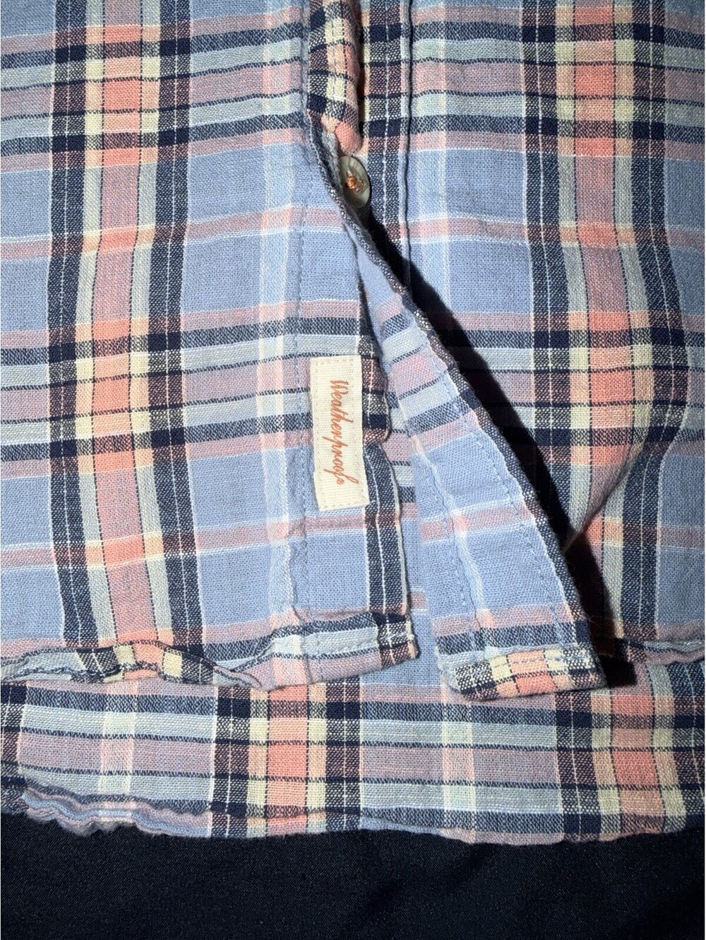 Jean Michaud Men's Collared Short Sleeve Cotton Button Down Size Small - Picture 4 of 7